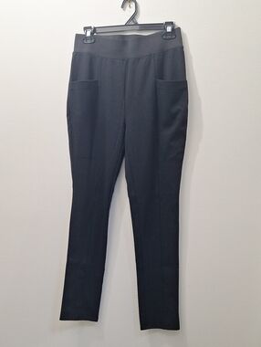Banana Republic Black Skinny Ponte Pull-On Pants